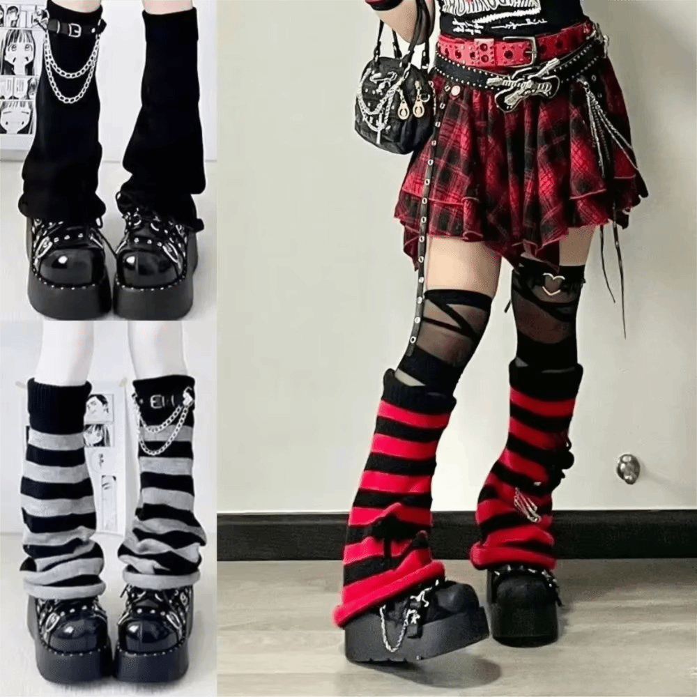 Japanese Style Harajuku Knit L - Boot Sock Slouchy review and price